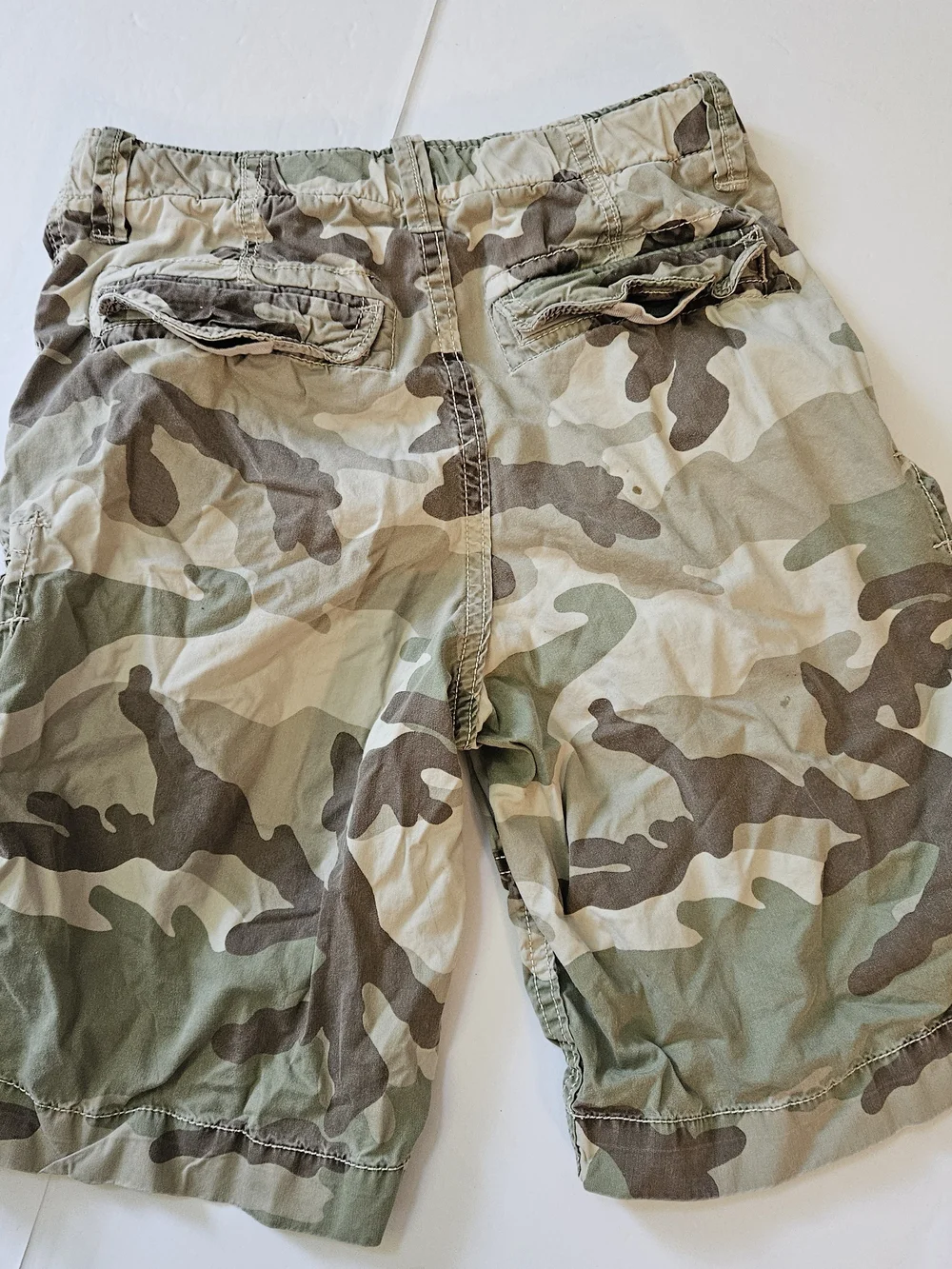GAP Kids Camouflage Cargo Shorts - Green & Brown Camo